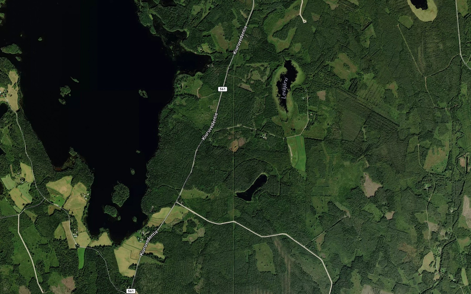 Satellite map of the Pieni Kaakonlampi