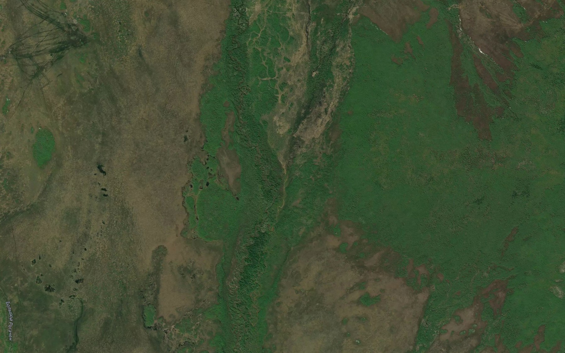 Satellite map of the Uglovoy