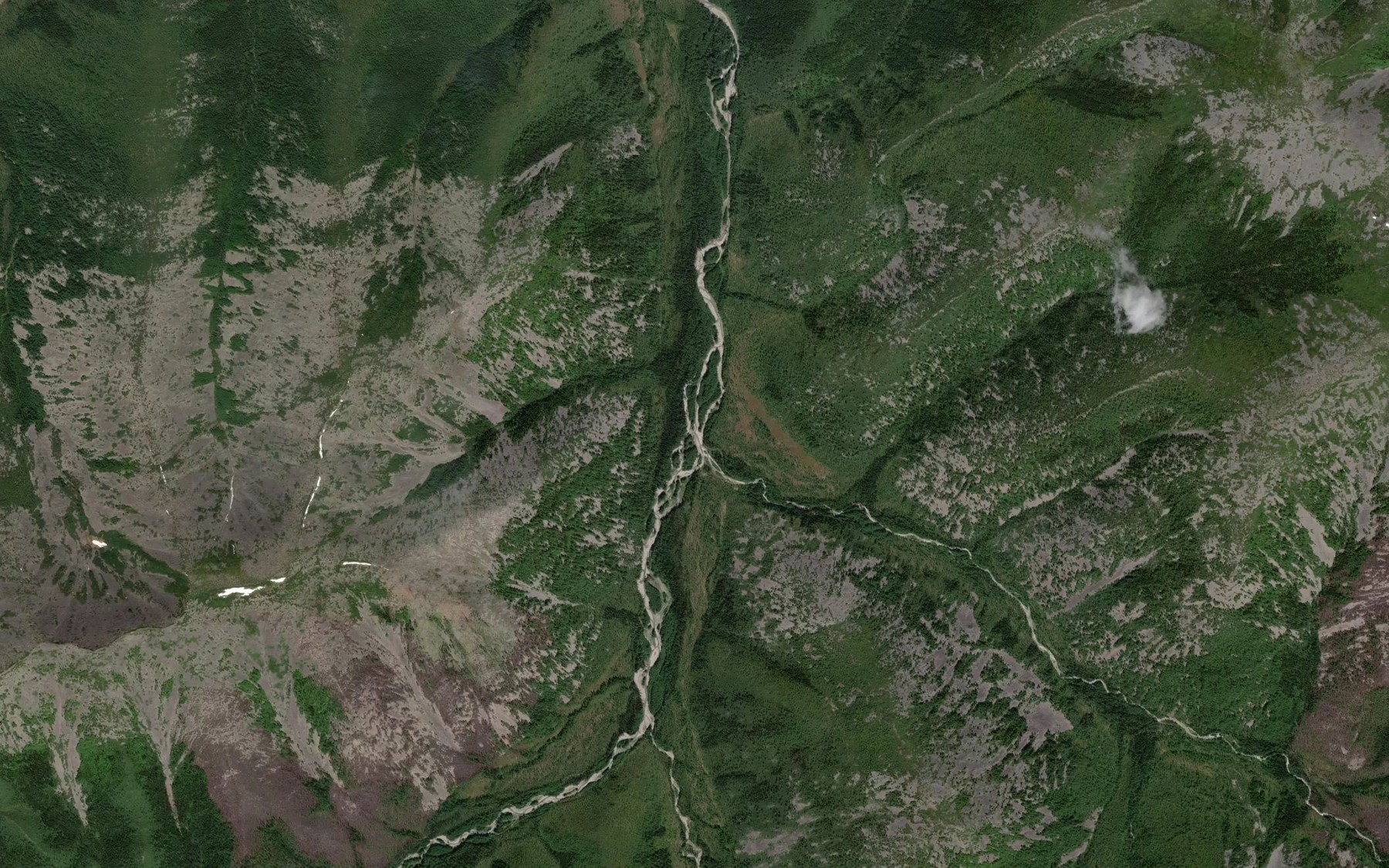 Satellite map of the Lunnyy