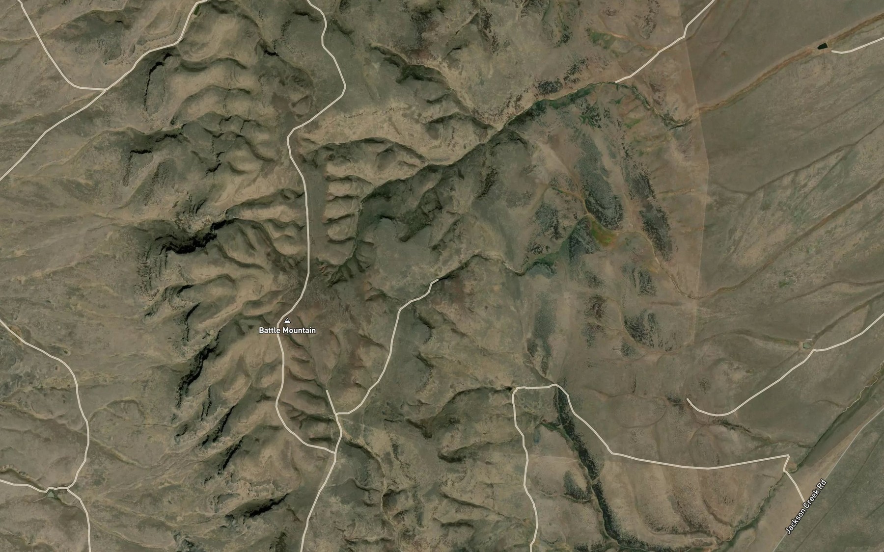 Satellite map of the Joes Spring