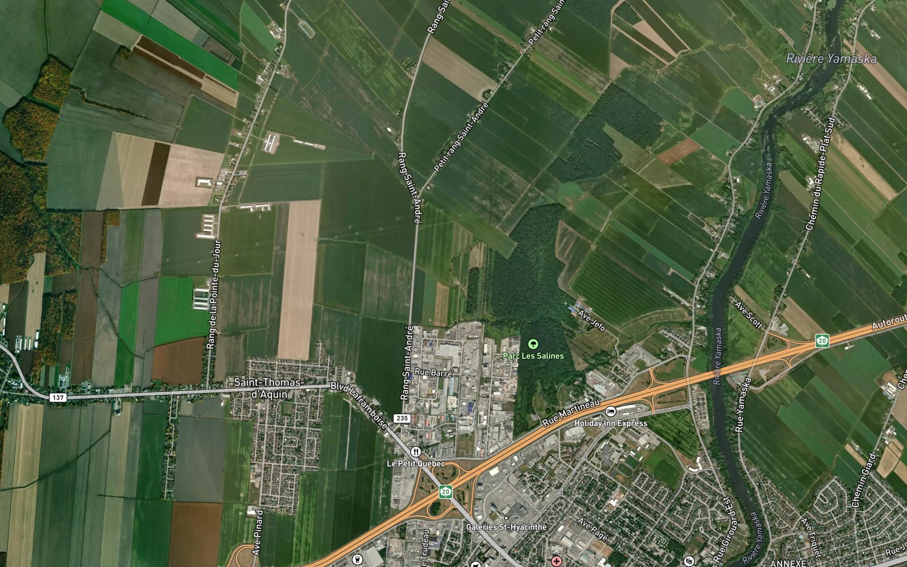 Satellite map of the Decharge du Bois