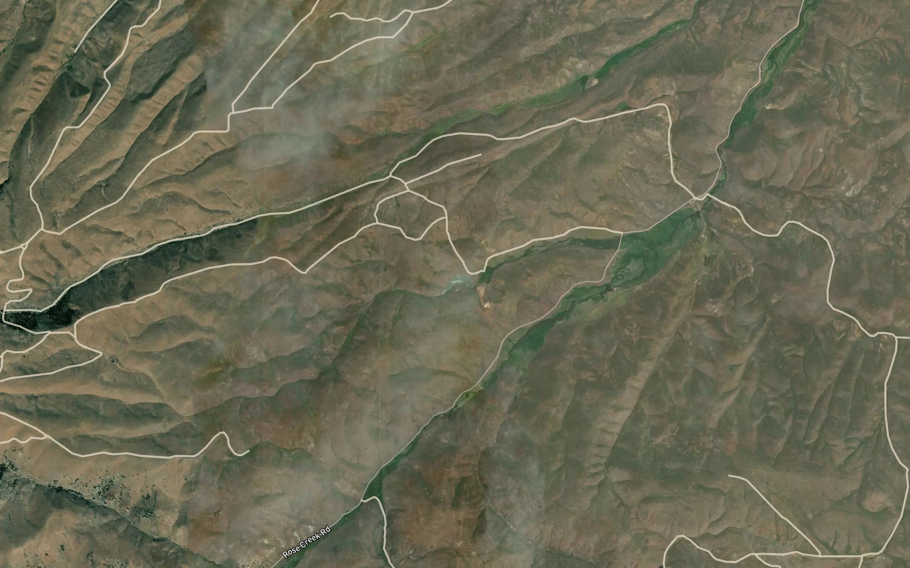 Satellite map of the High Horn Reservoir