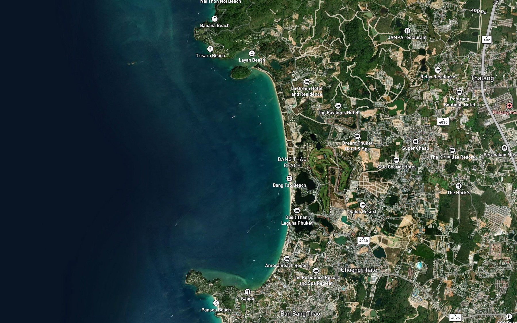 Satellite map of the Ao Le Phang