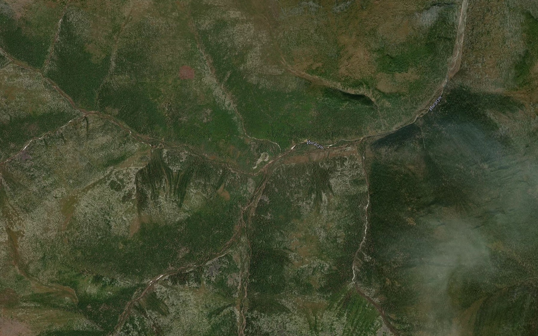 Satellite map of the Zun-Ingasun