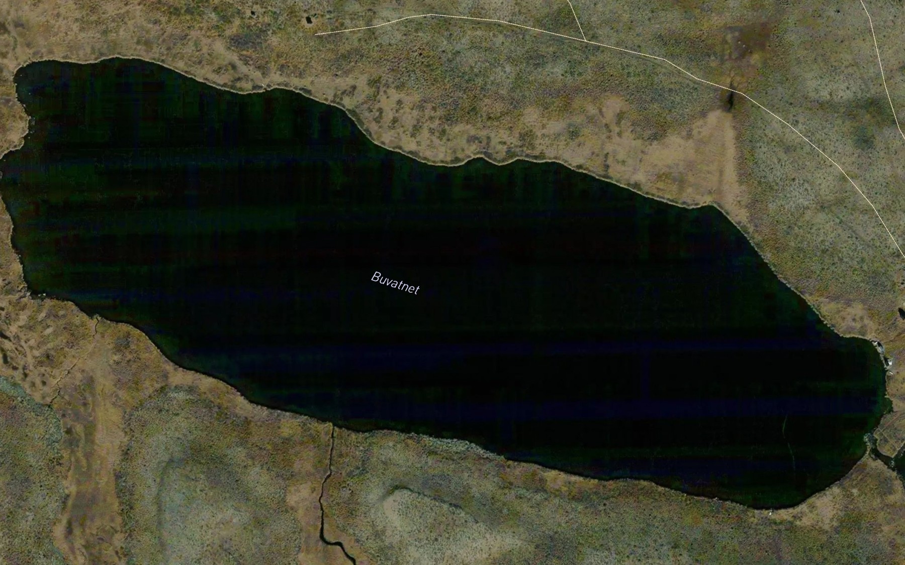 Satellite map of the Buvatnet