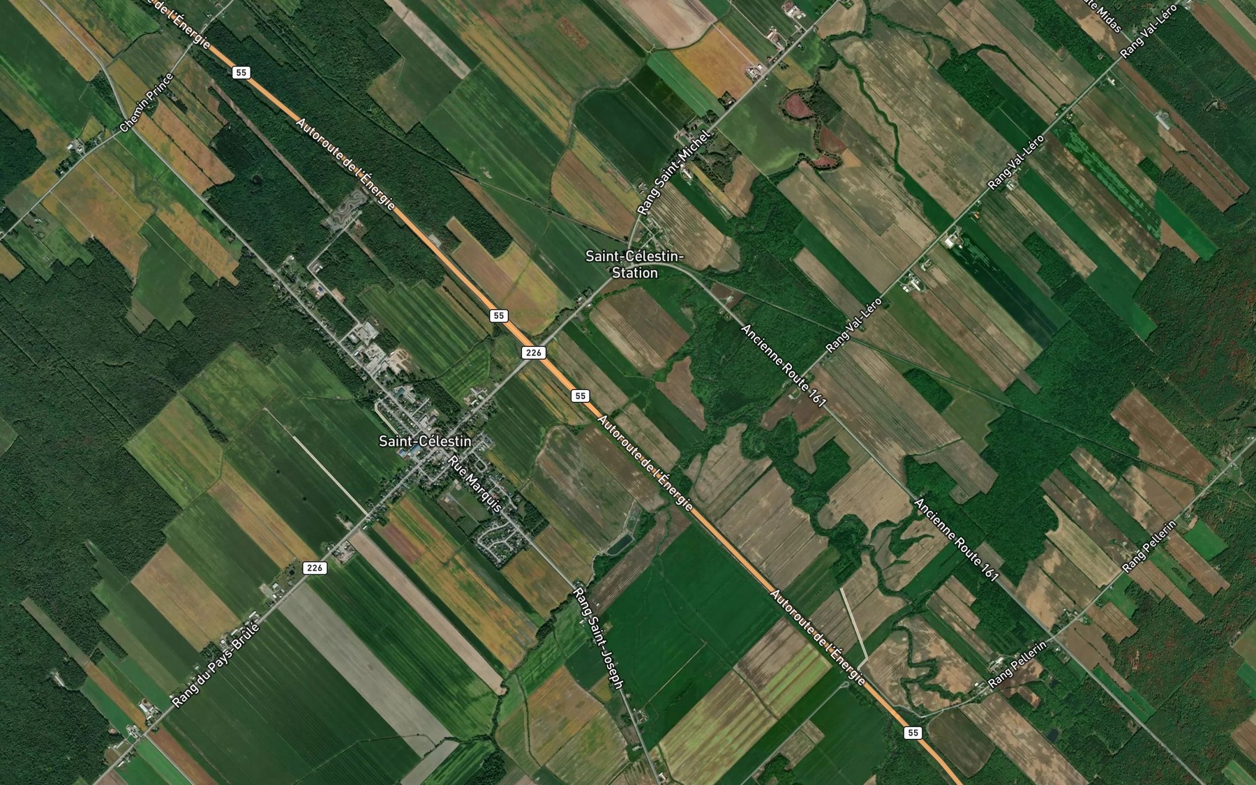 Satellite map of the Decharge des Dix
