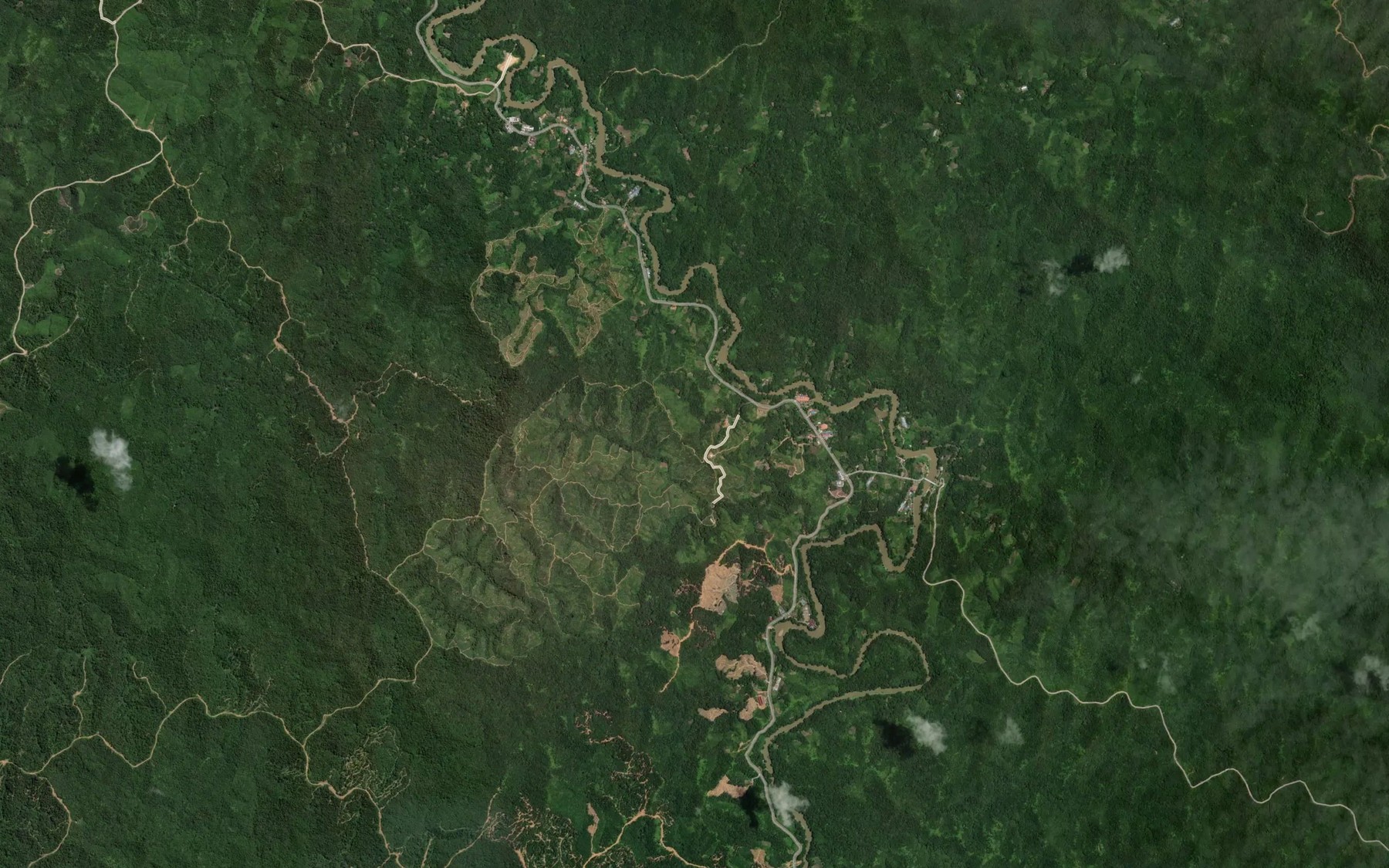 Satellite map of the Tanjong Pendam