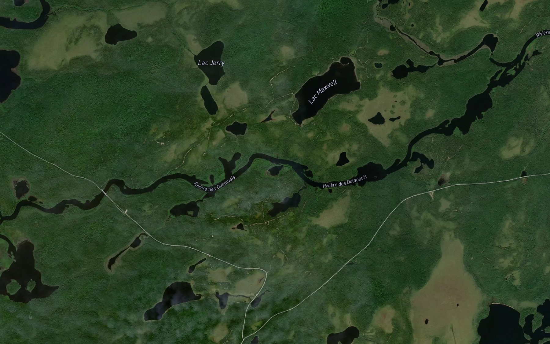 Satellite map of the Lac Beyrich
