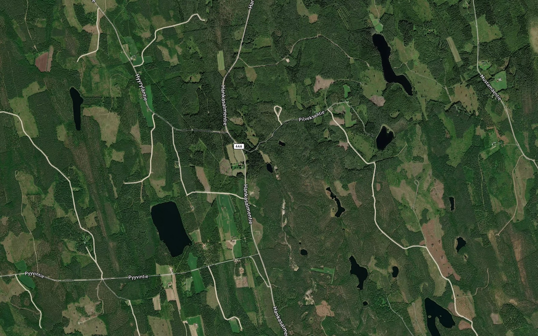 Satellite map of the Hautalampi