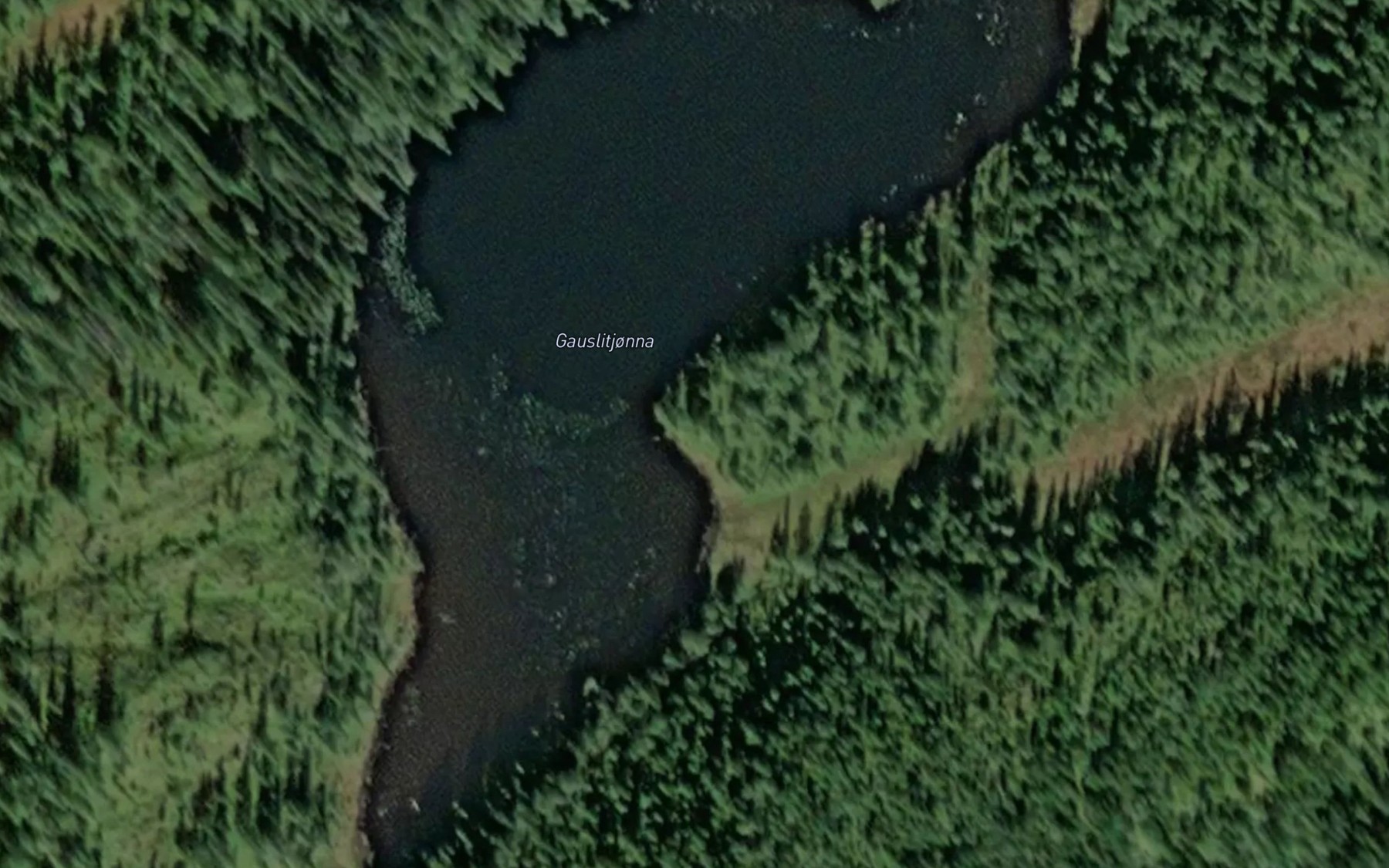 Satellite map of the Gauslitjonna