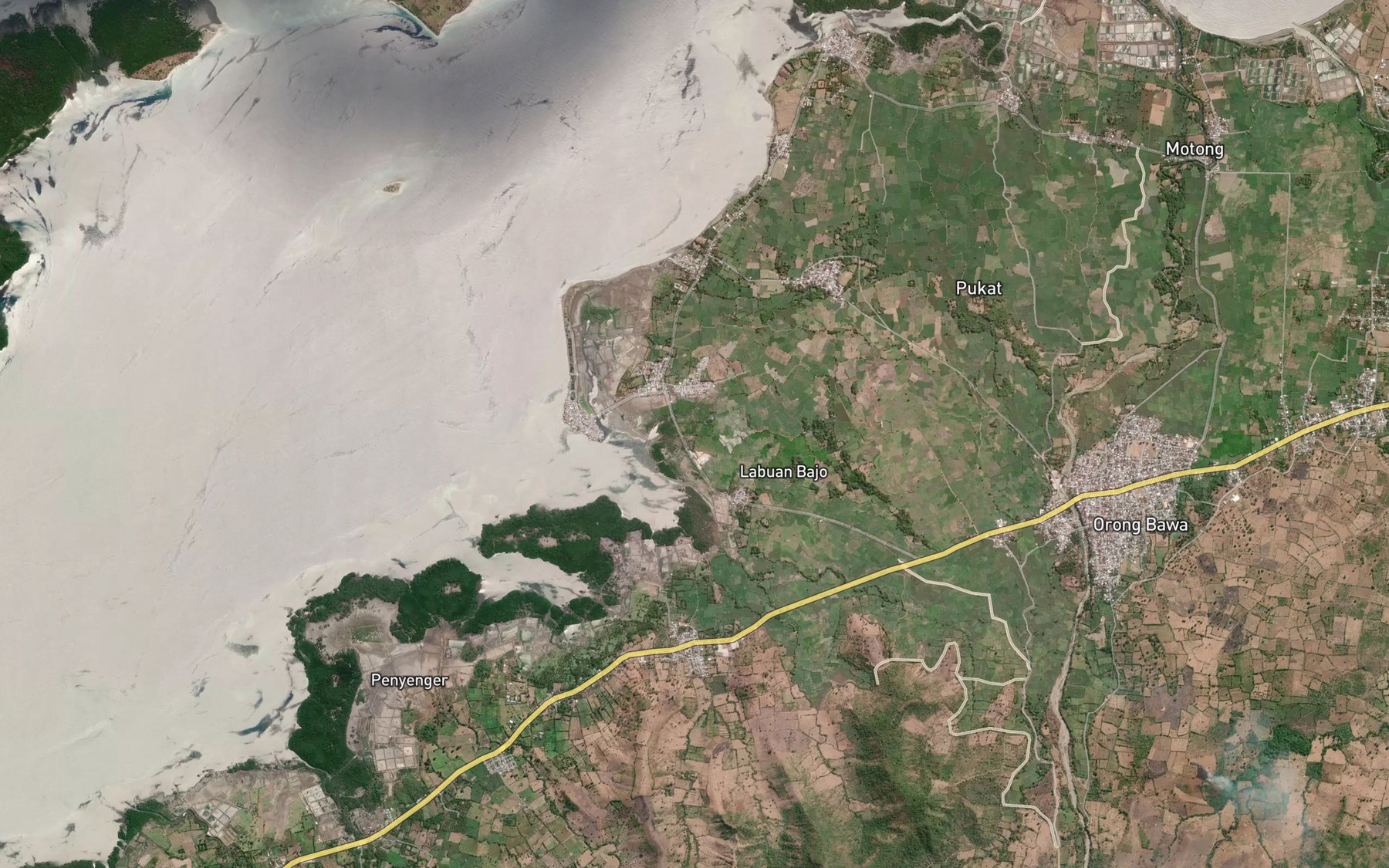 Satellite map of the Brang Kramat