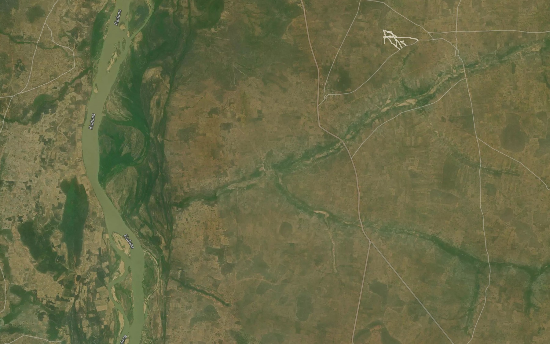 Satellite map of the River Sonkpata