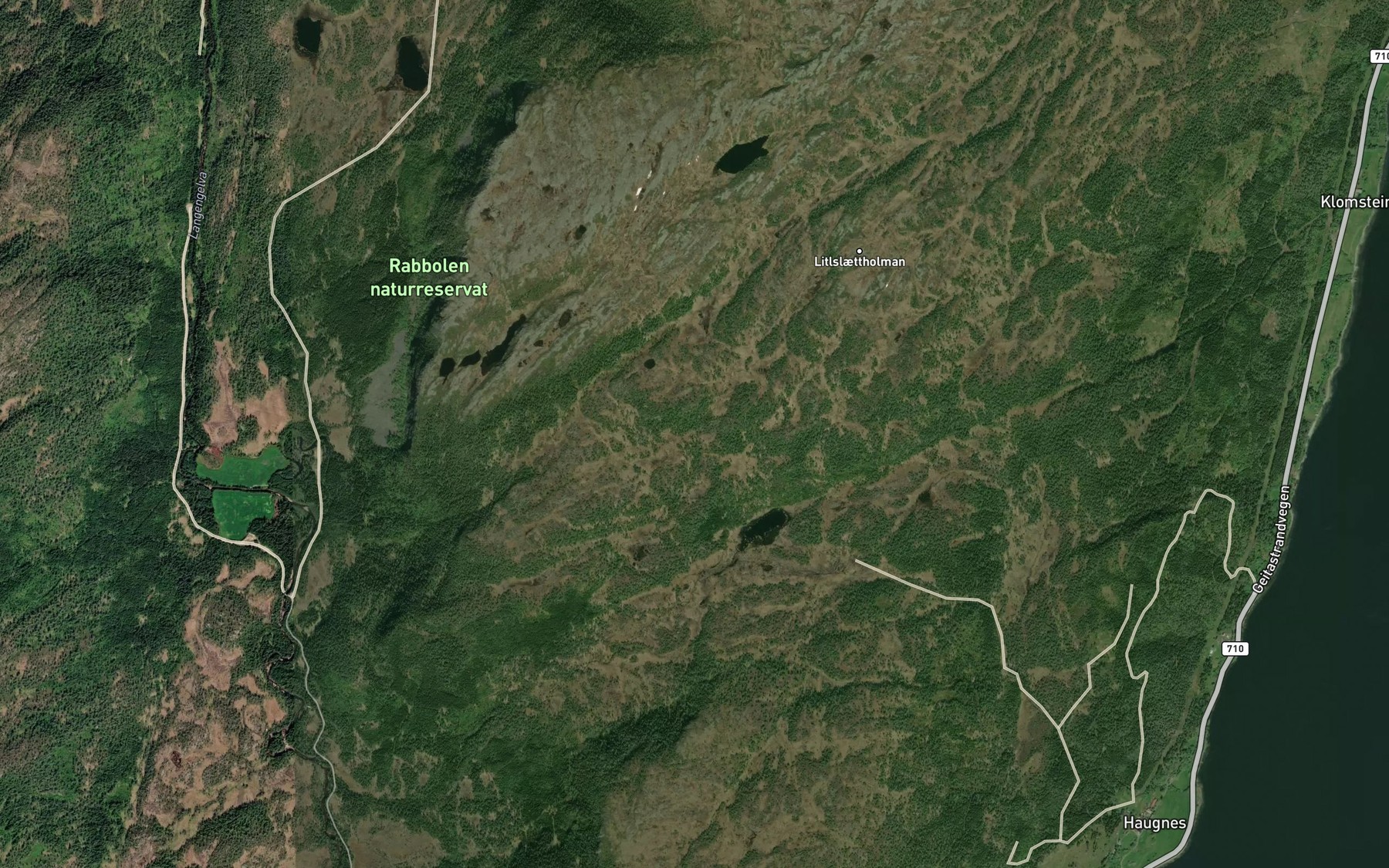 Satellite map of the Anderskasbekken