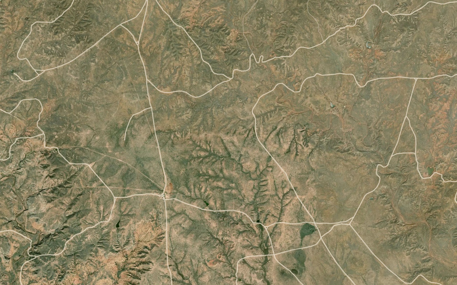 Satellite map of the Pedarosa Springs