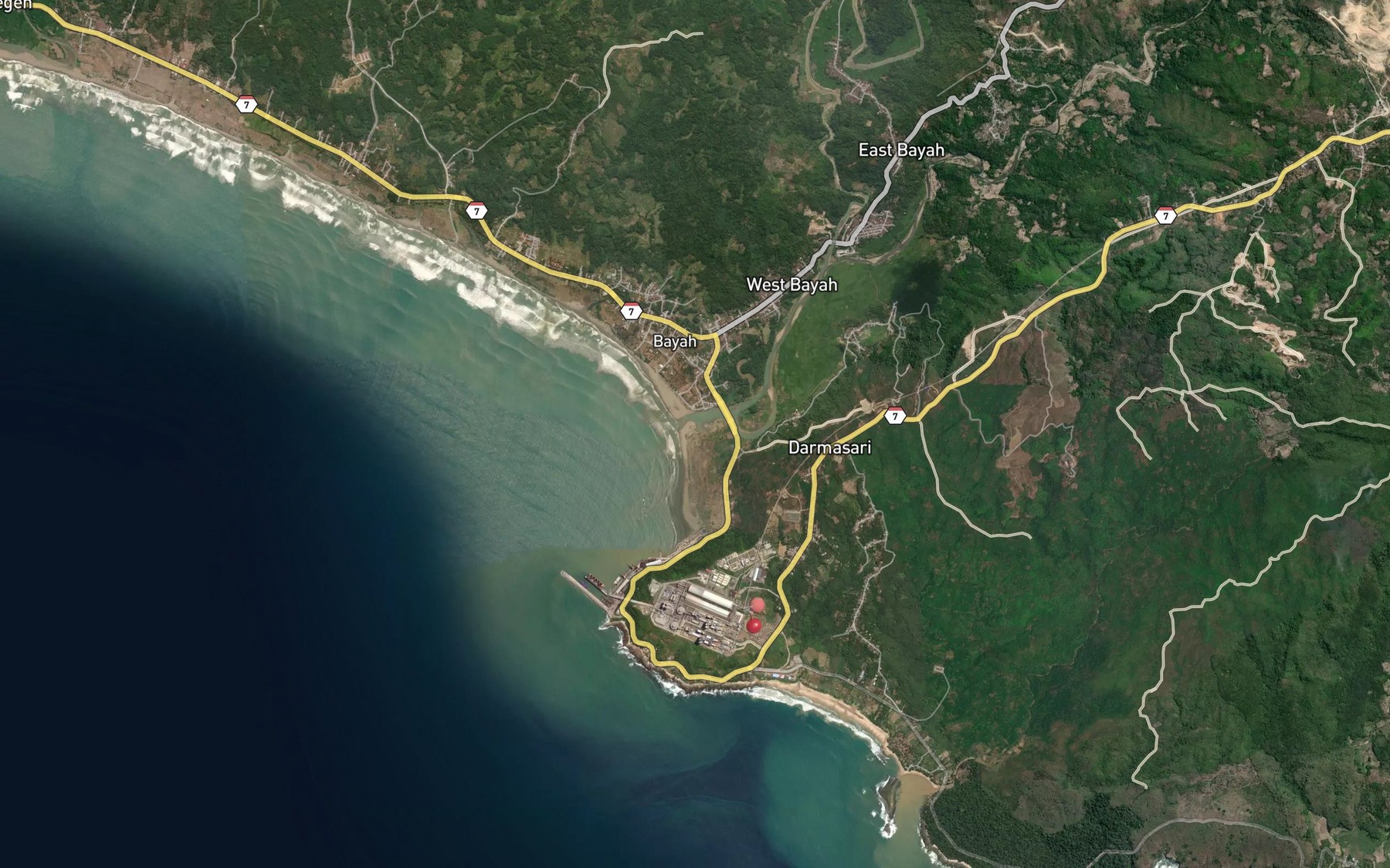 Satellite map of the Ci Madur