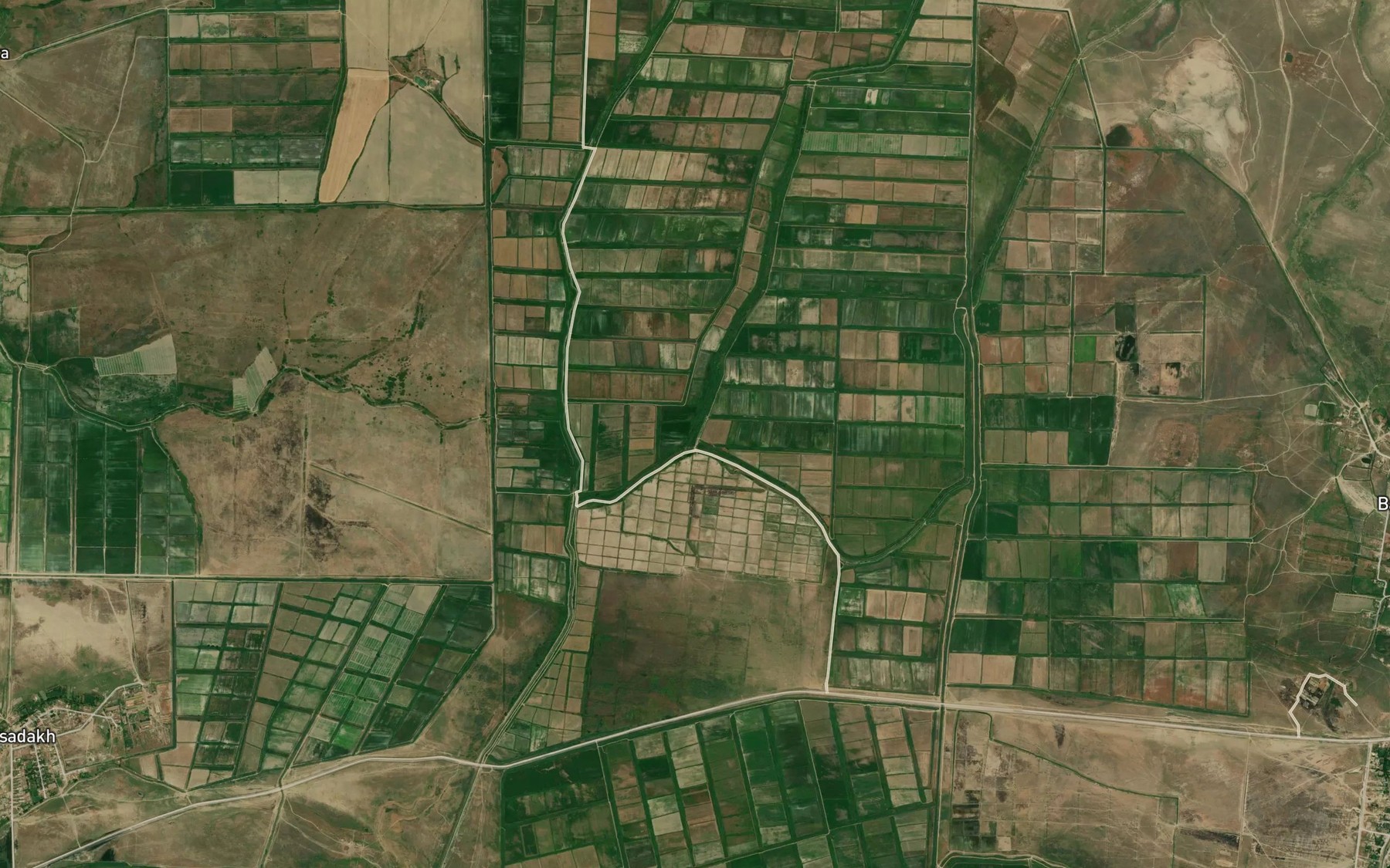 Satellite map of the Kanal Komsomolets