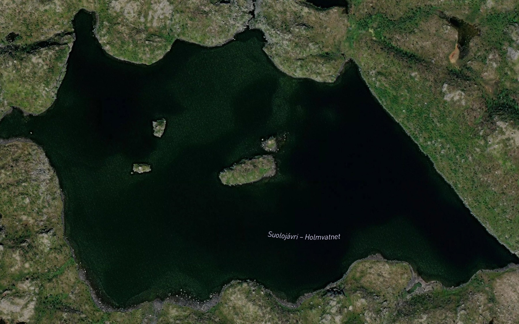 Satellite map of the Suolujavri