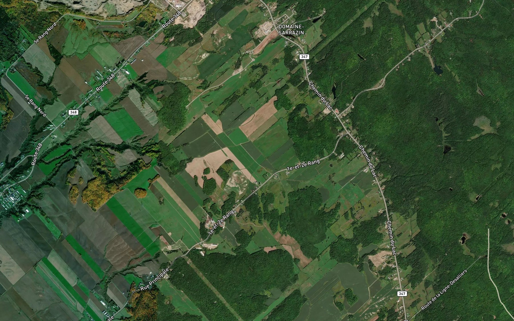 Satellite map of the Branche de l'Ecole