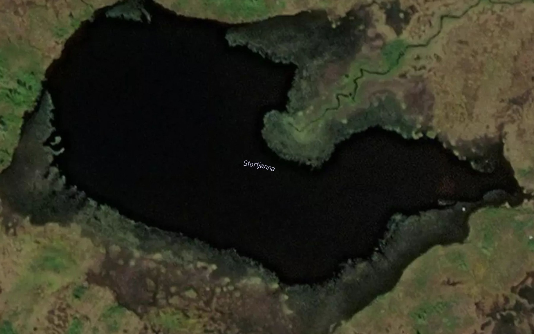 Satellite map of the Smatjornin