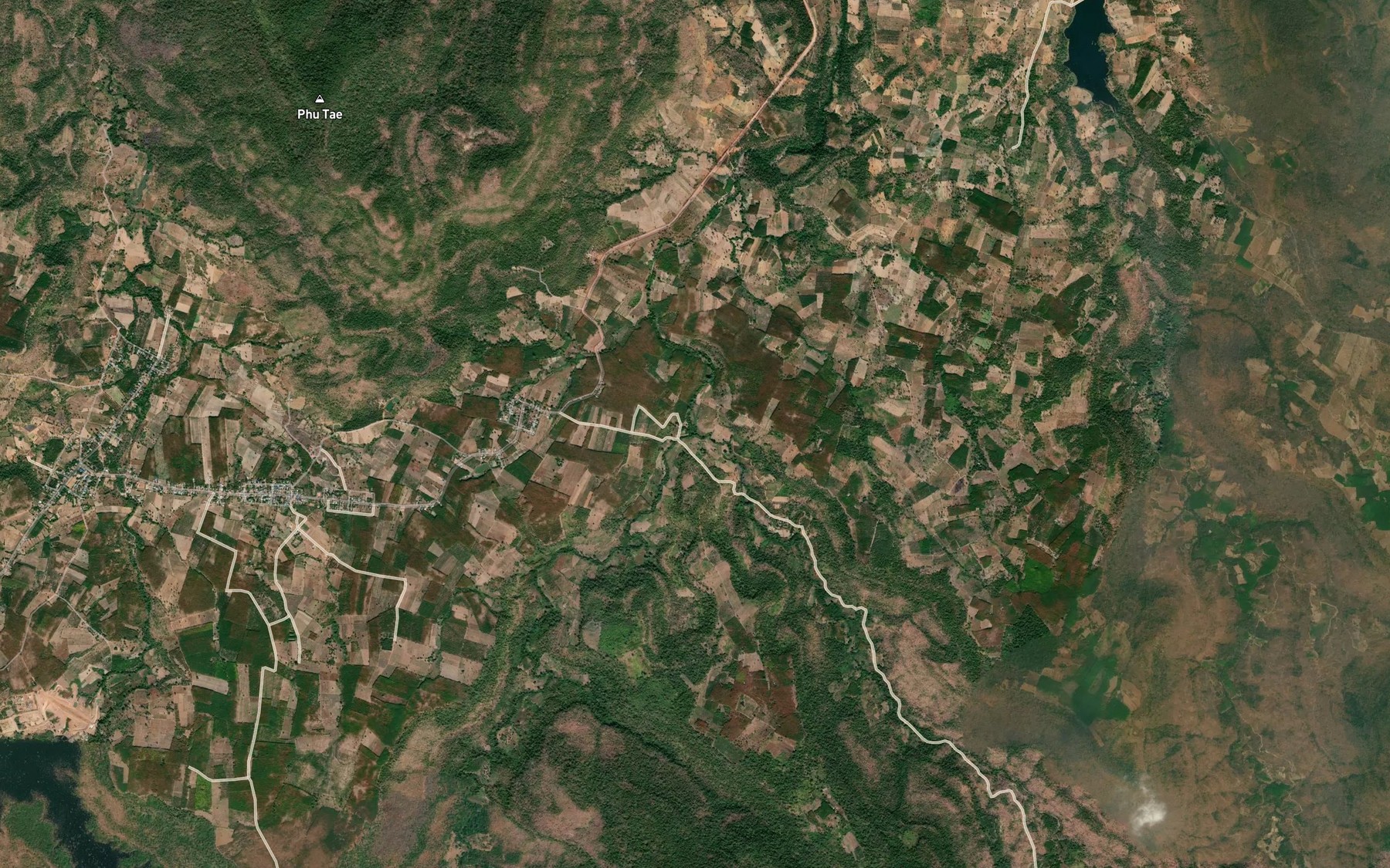 Satellite map of the Huai Khaen