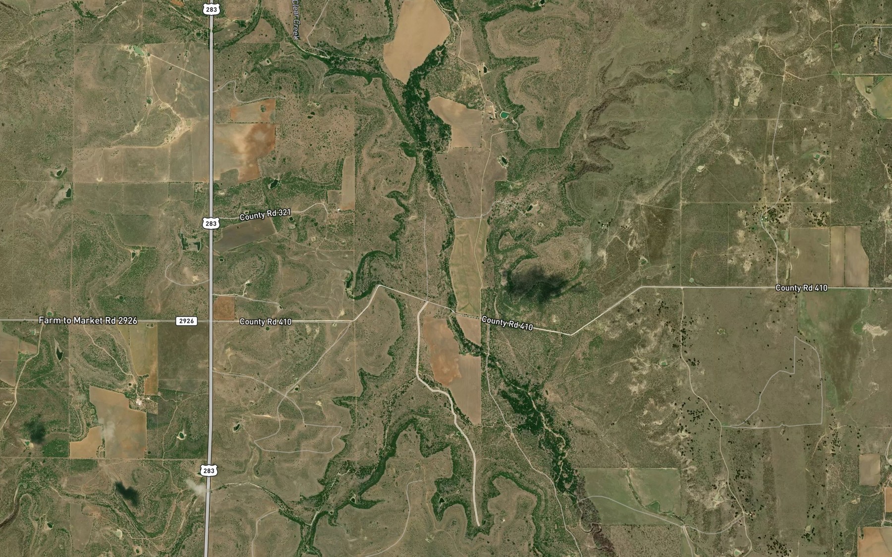Satellite map of the Herd Branch
