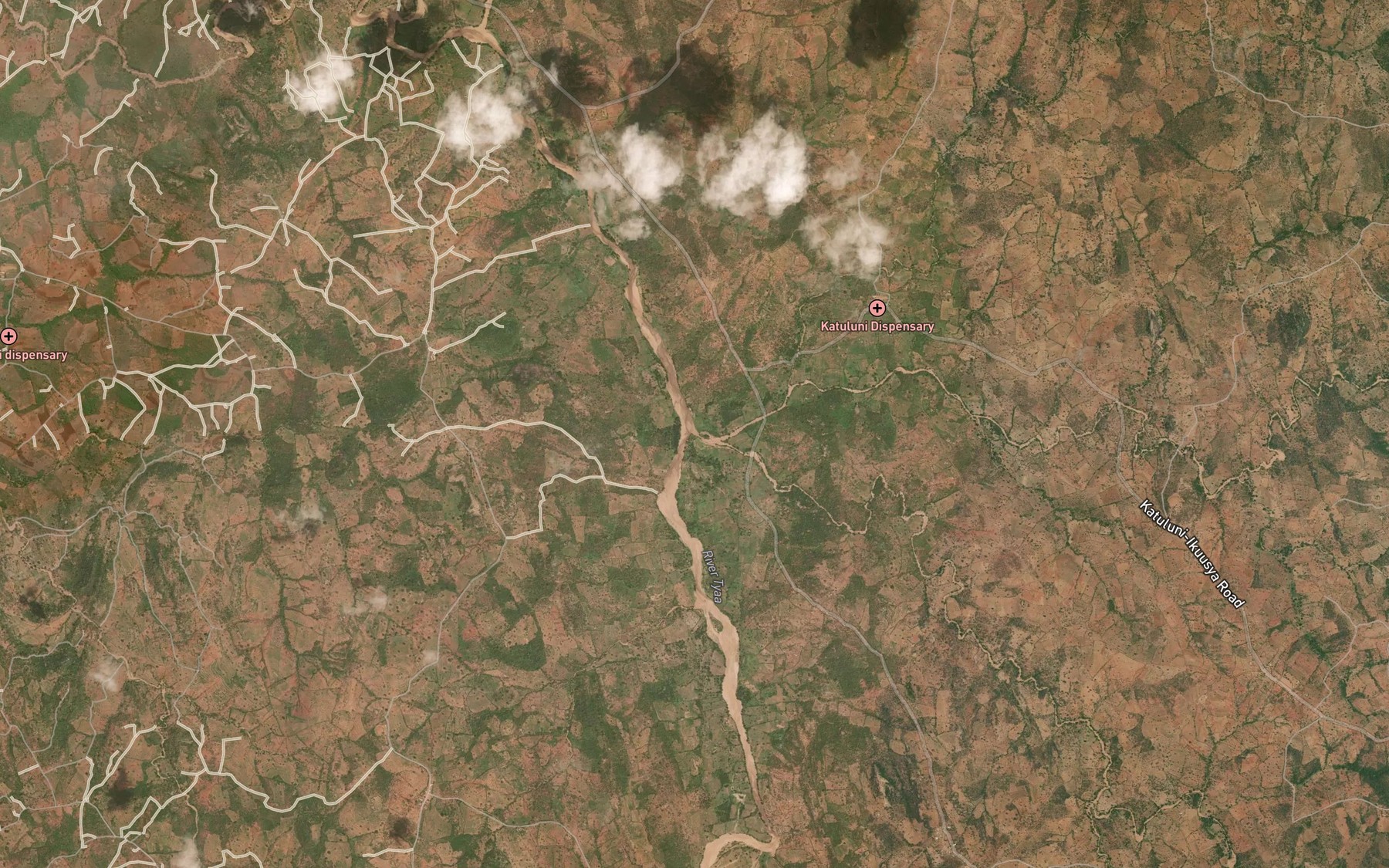 Satellite map of the Ilenye