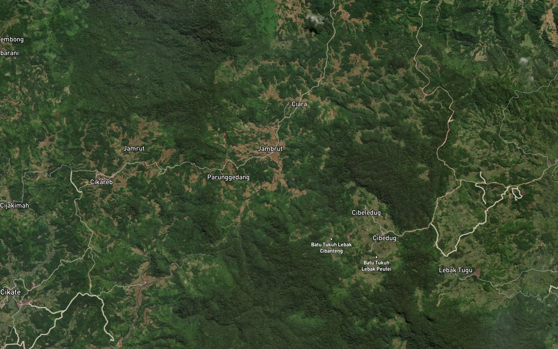 Satellite map of the Ci Saras