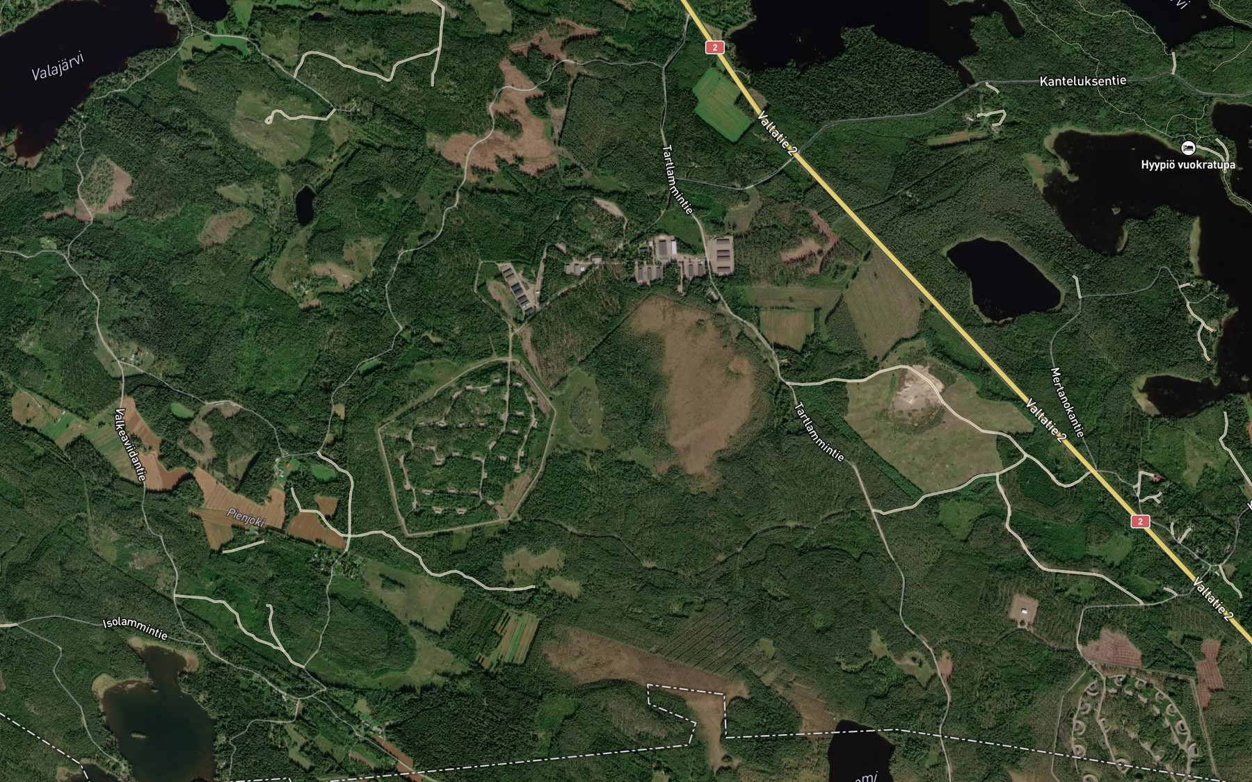 Satellite map of the Latonokka