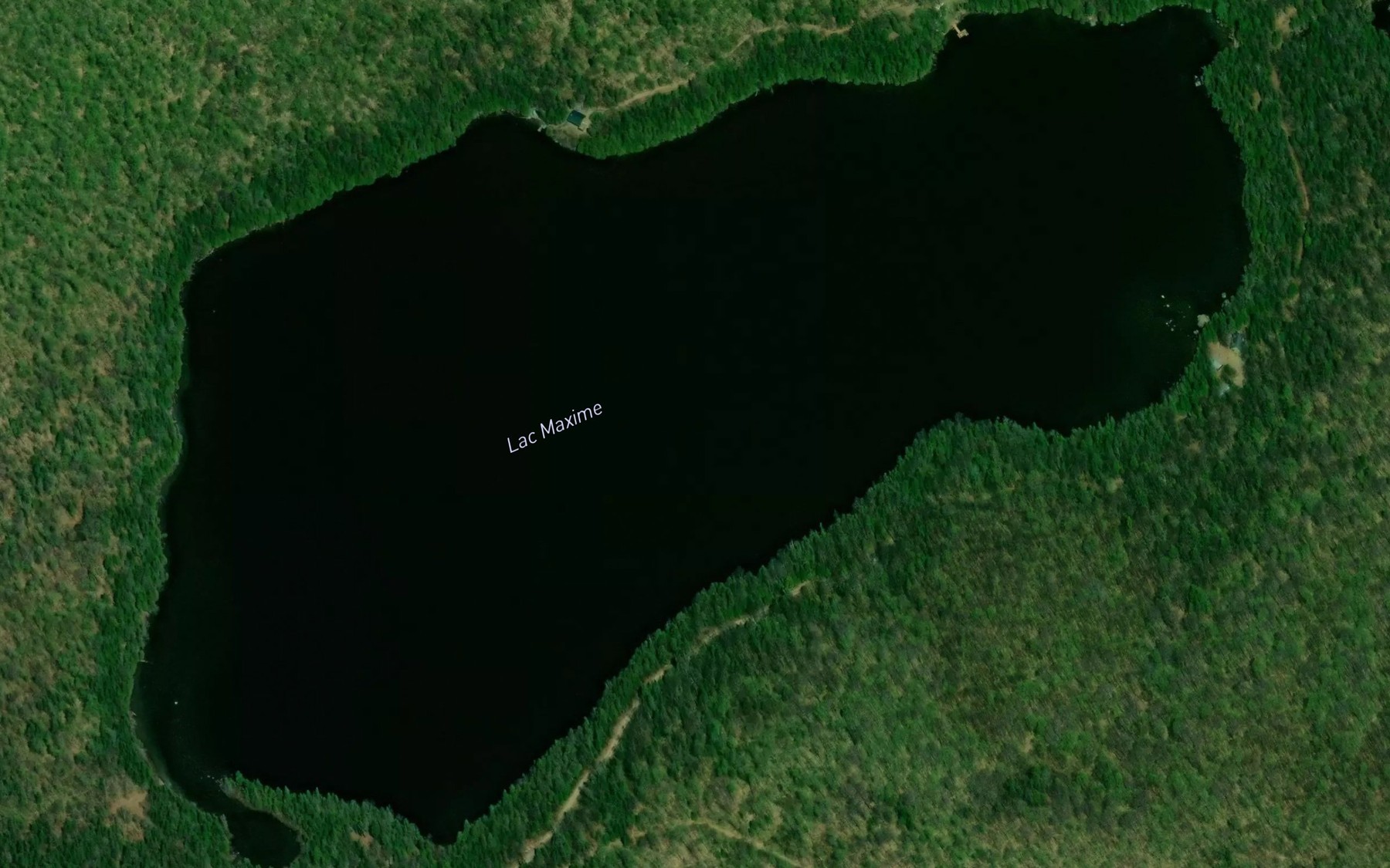 Satellite map of the Lac Maxime