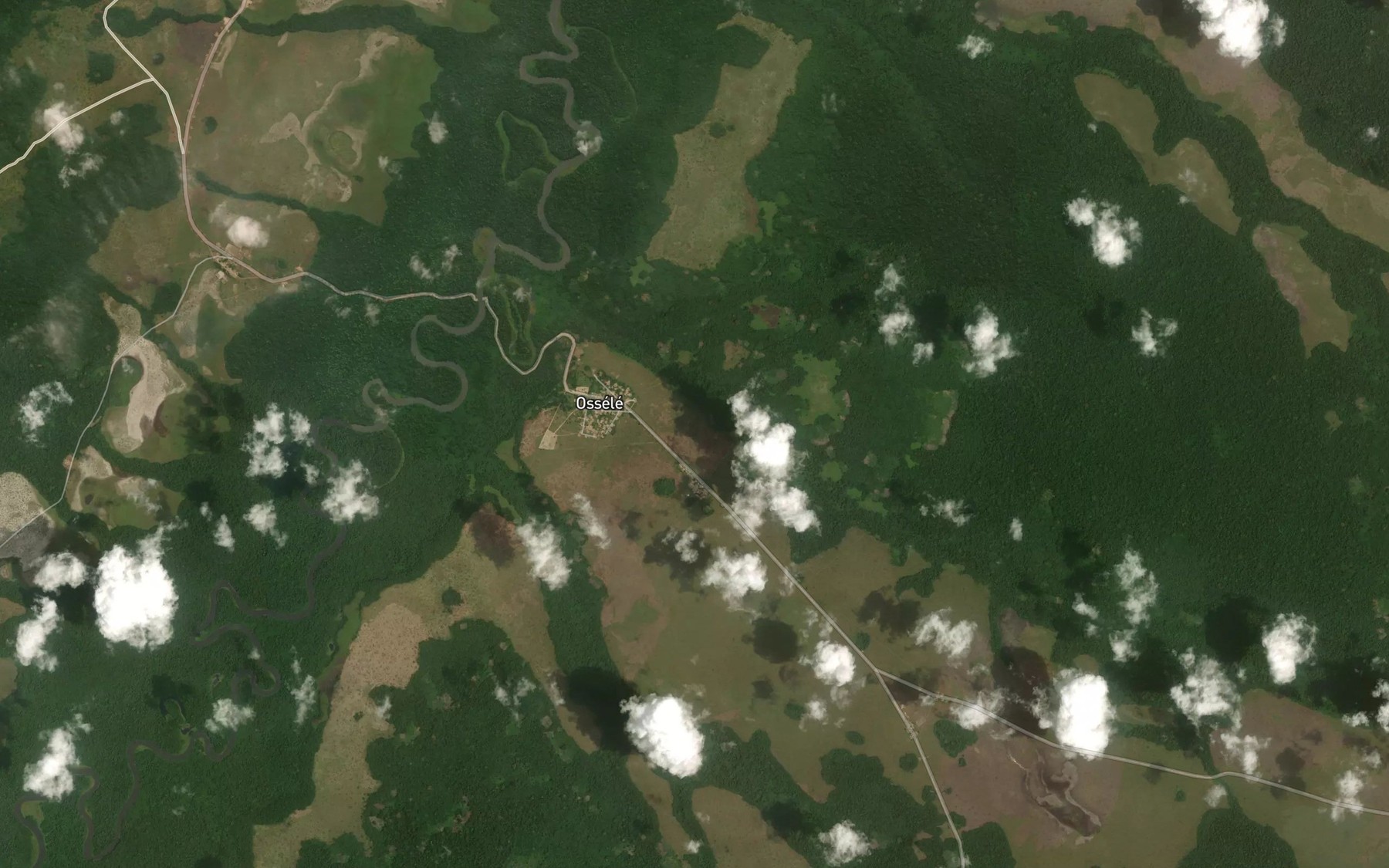 Satellite map of the Akana