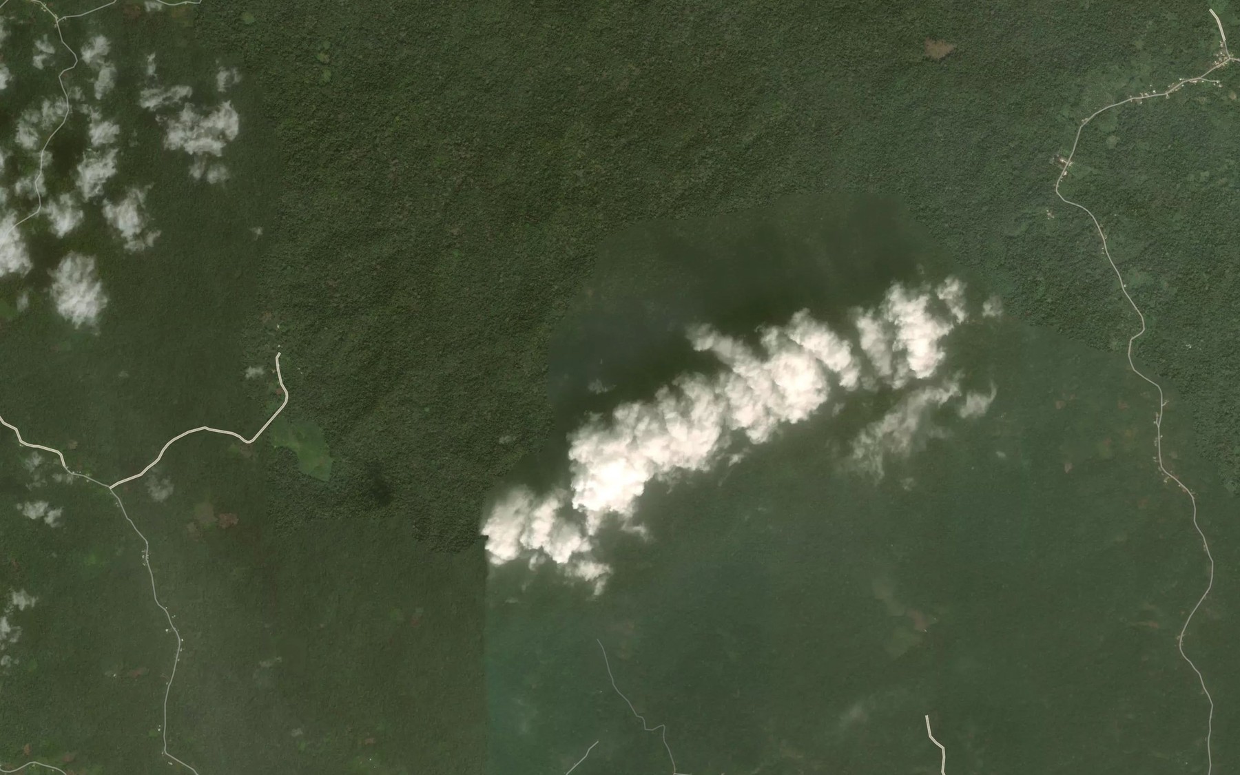 Satellite map of the Sombo