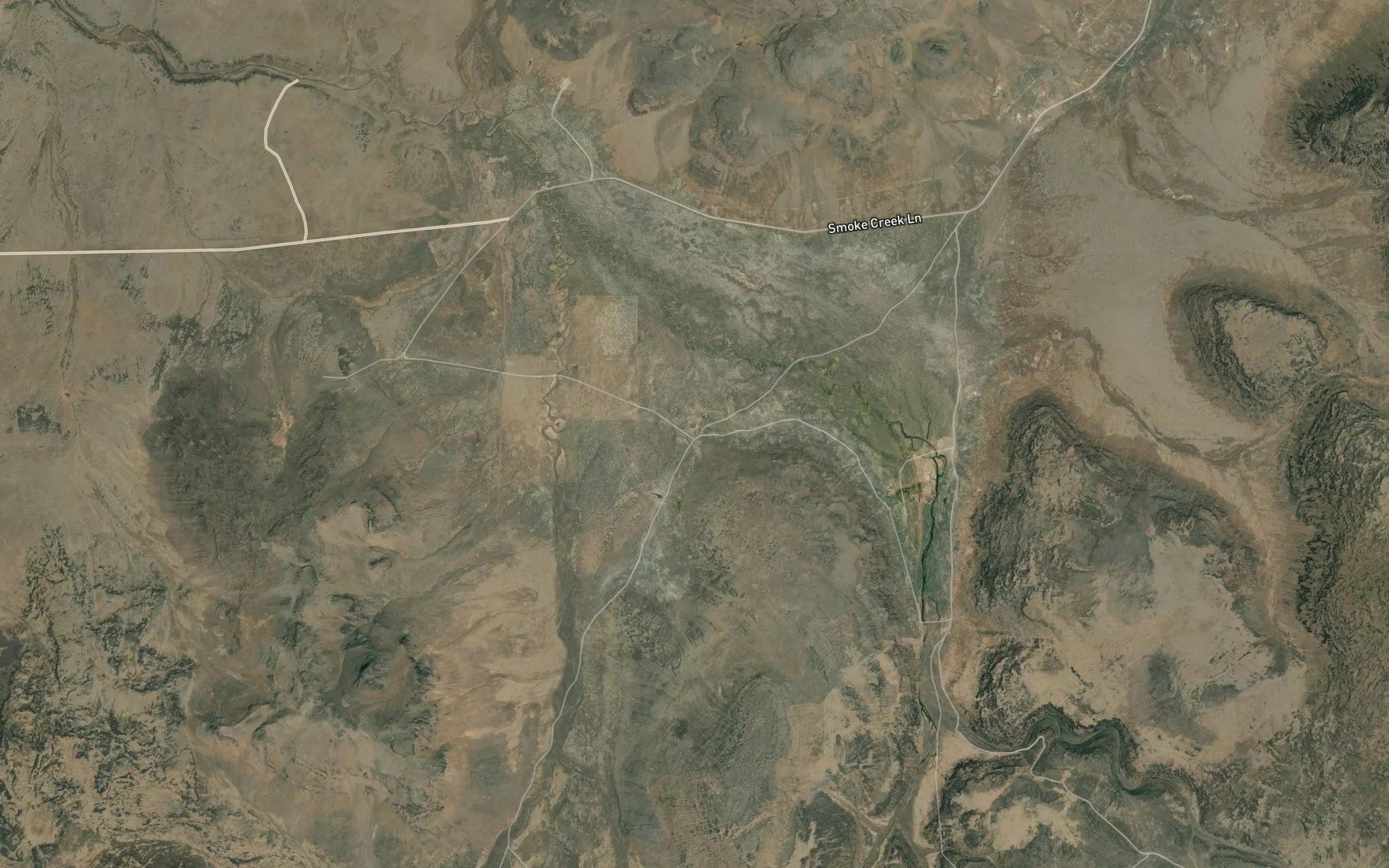 Satellite map of the Bull Spring