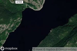 Satellite map of the Drangsfjorden