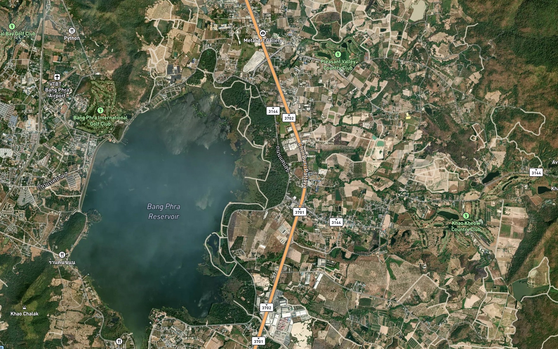 Satellite map of the Huai Krok Luek