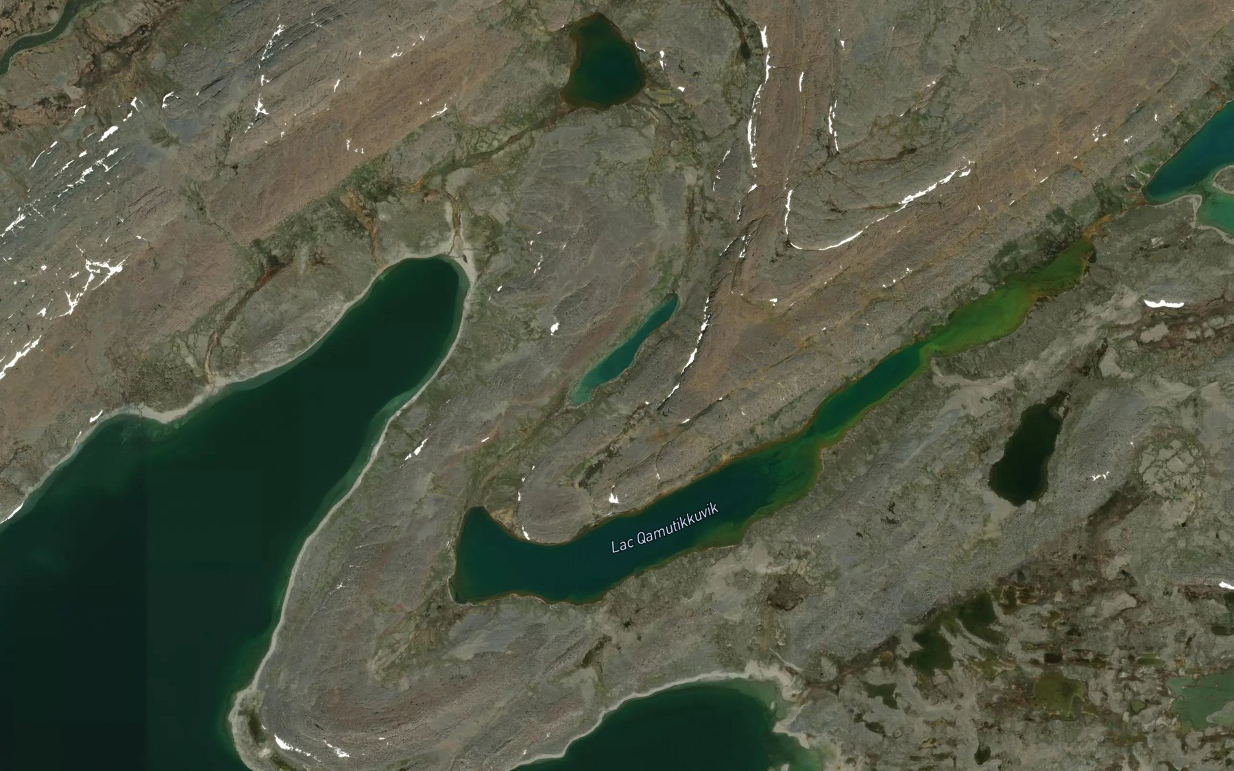 Satellite map of the Lac Kanajulik
