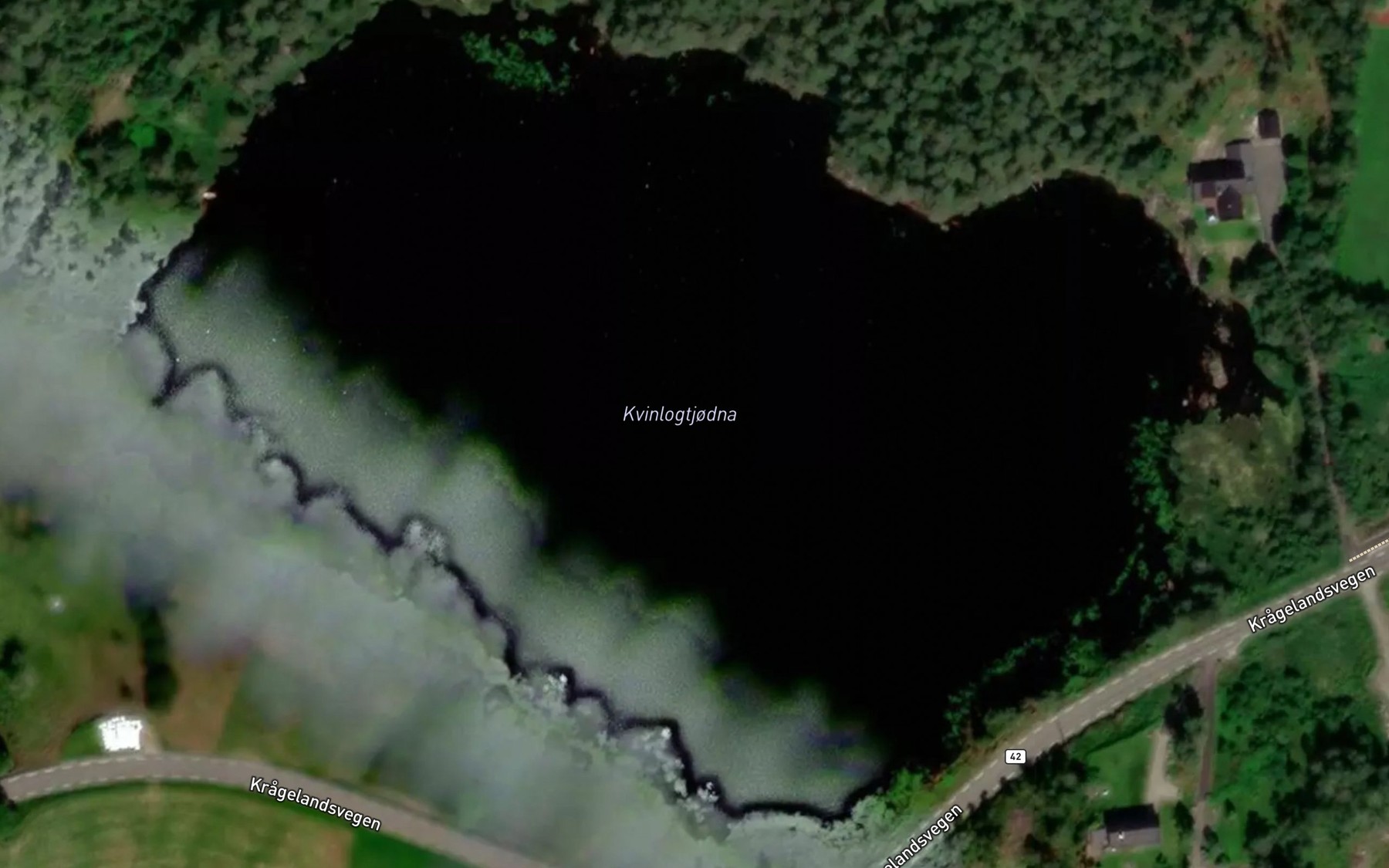 Satellite map of the Kvinlogtjodna