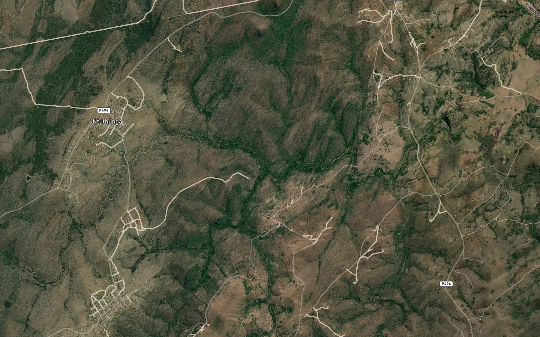 Satellite map of the Ntutunga