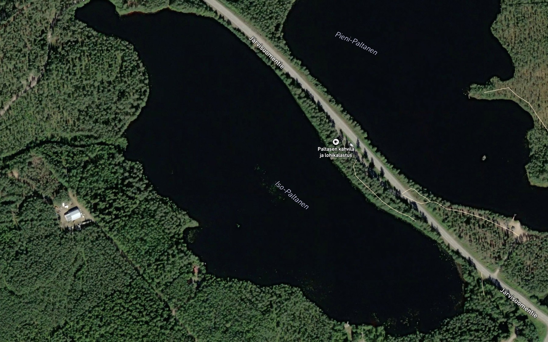 Satellite map of the Iso-Paltanen