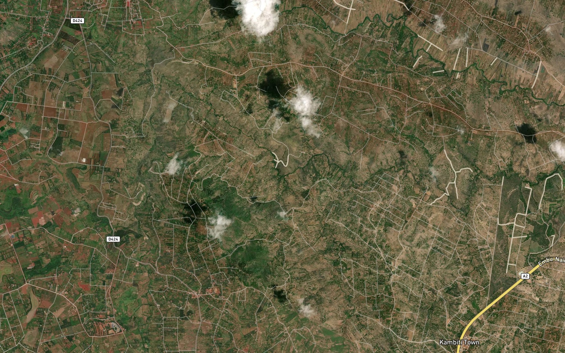 Satellite map of the Thaara