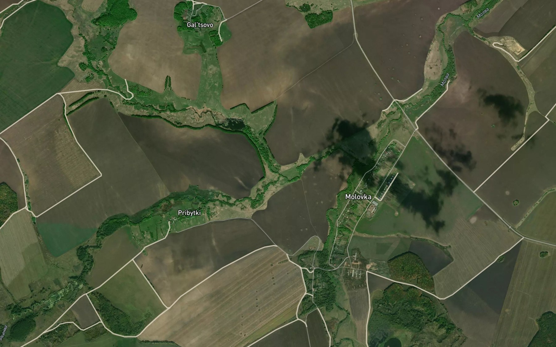 Satellite map of the Molodelka