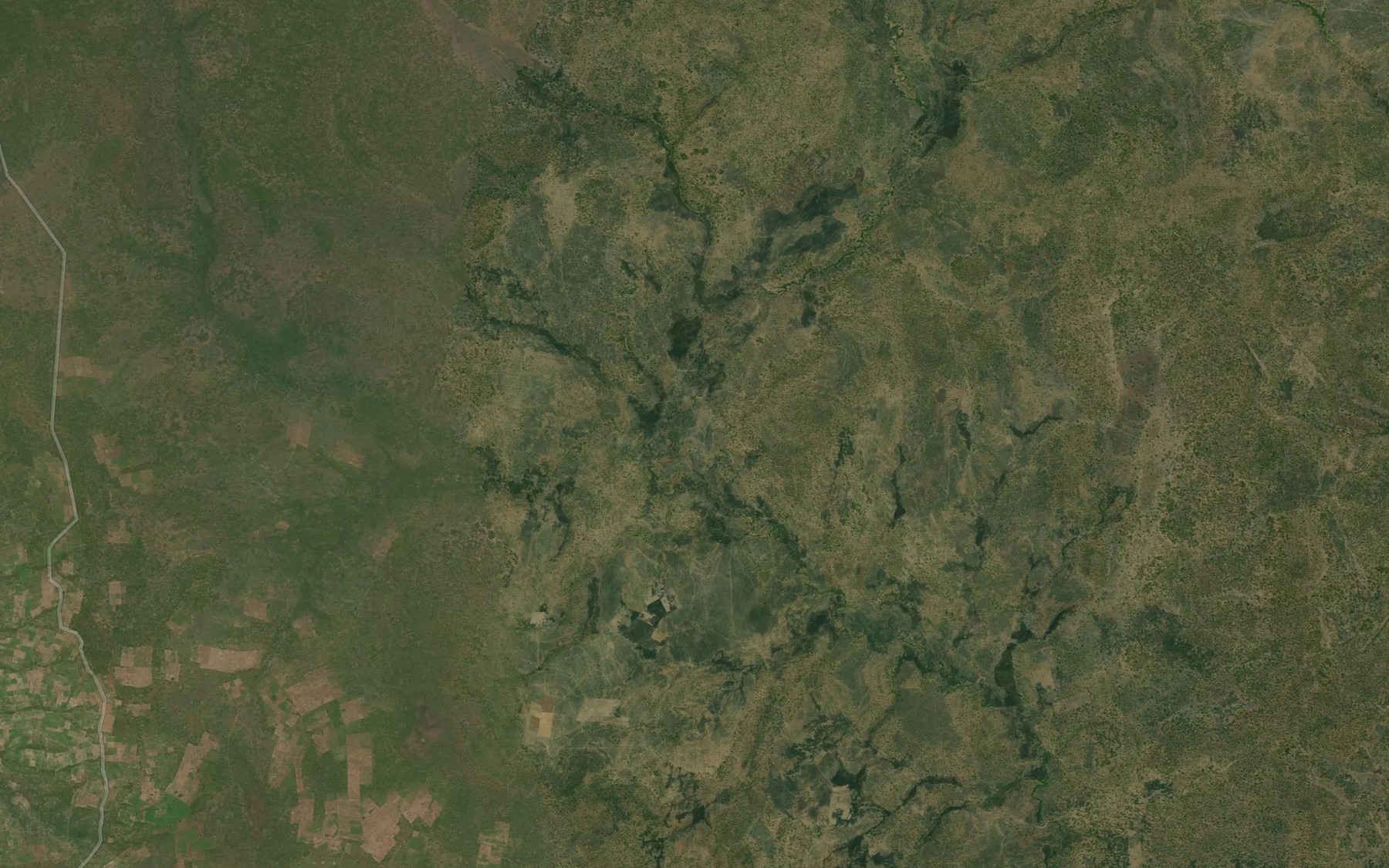 Satellite map of the Bissai