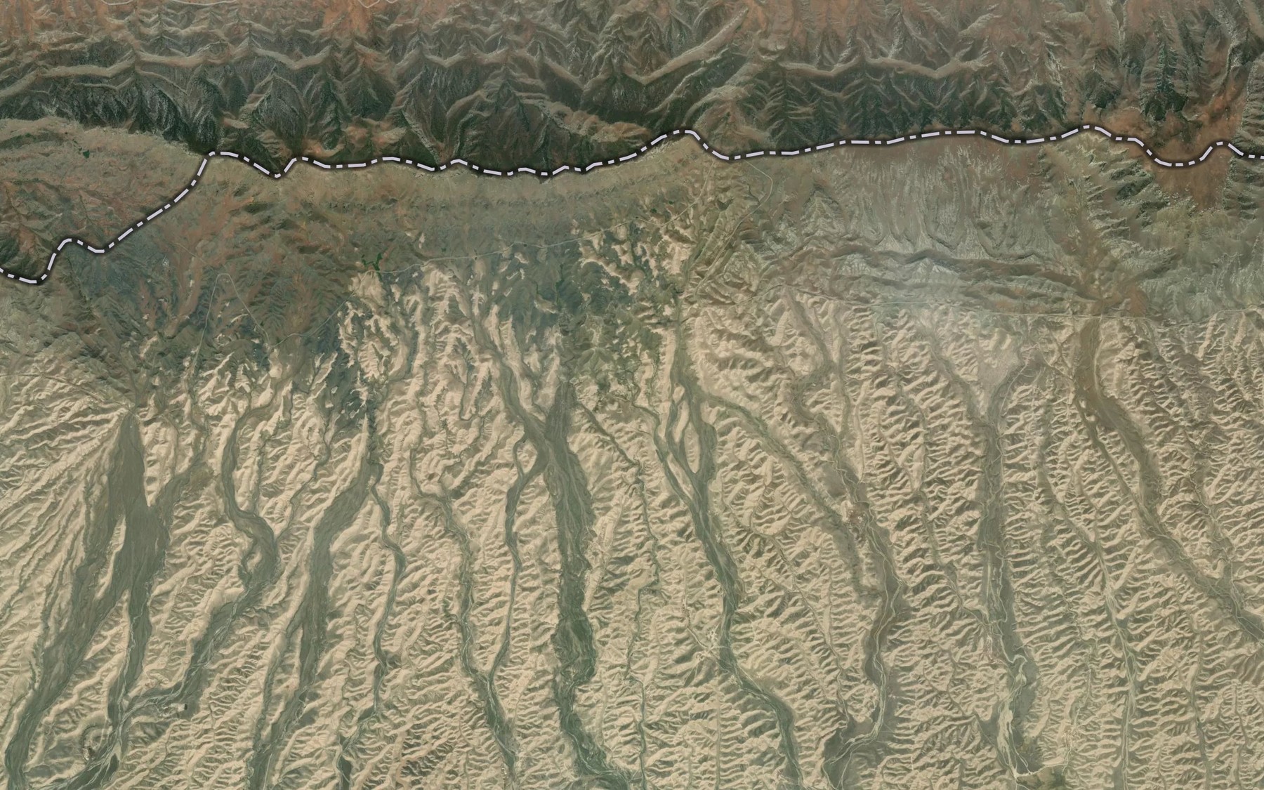 Satellite map of the Cheshmeh-ye Anjirli