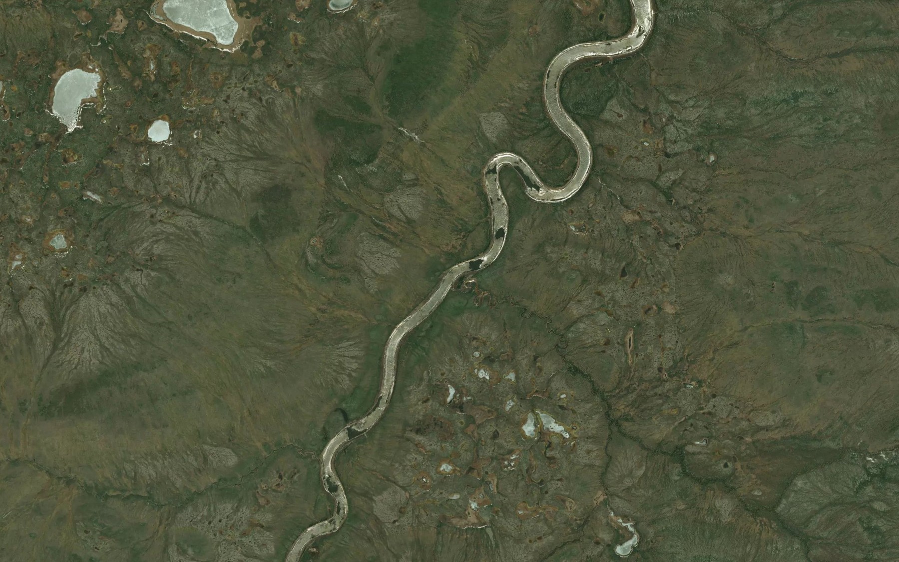 Satellite map of the John Paterson Creek