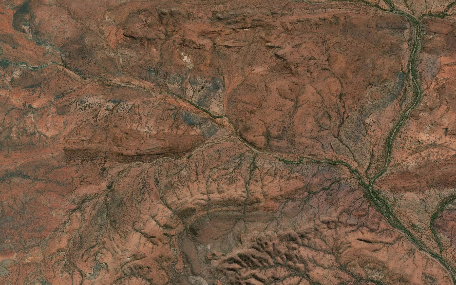 Satellite map of the West Creek