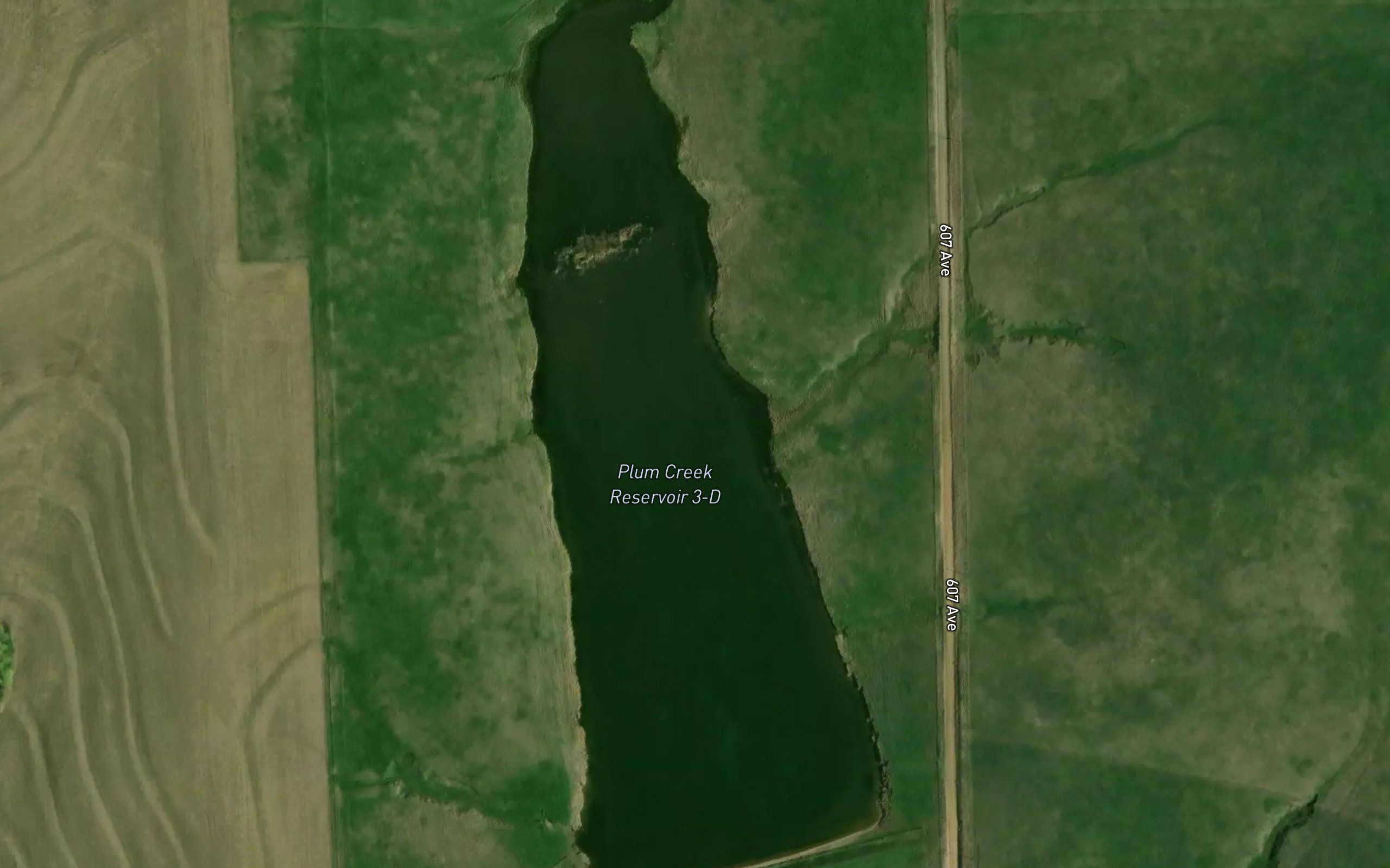 Plum Creek Reservoir 3-D