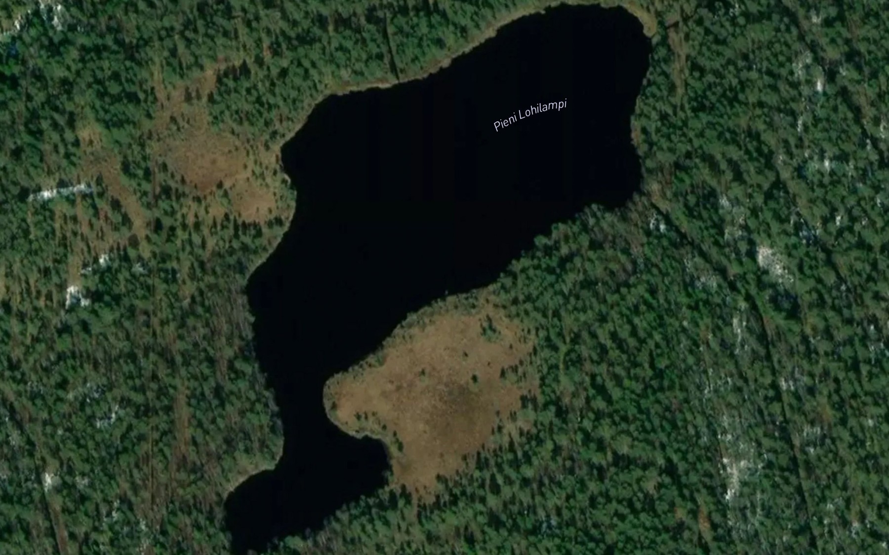 Satellite map of the Pieni Lohilampi