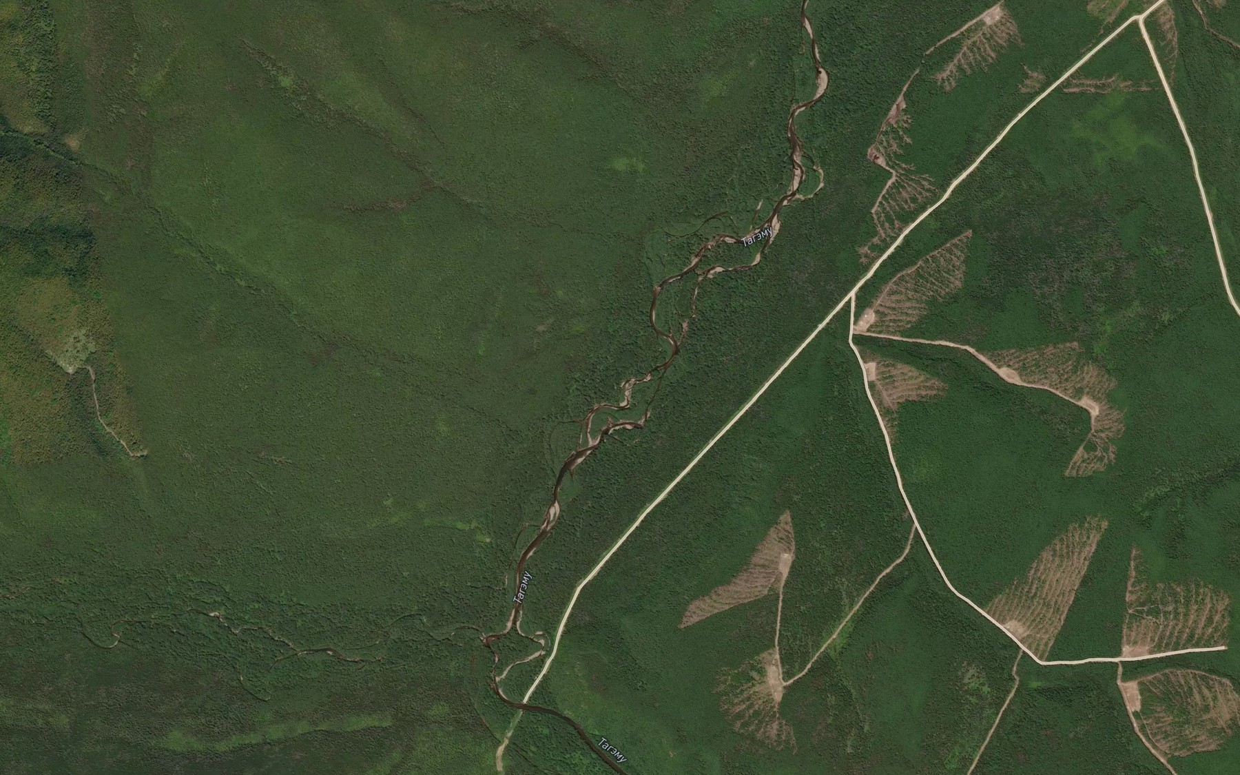 Satellite map of the Morgun