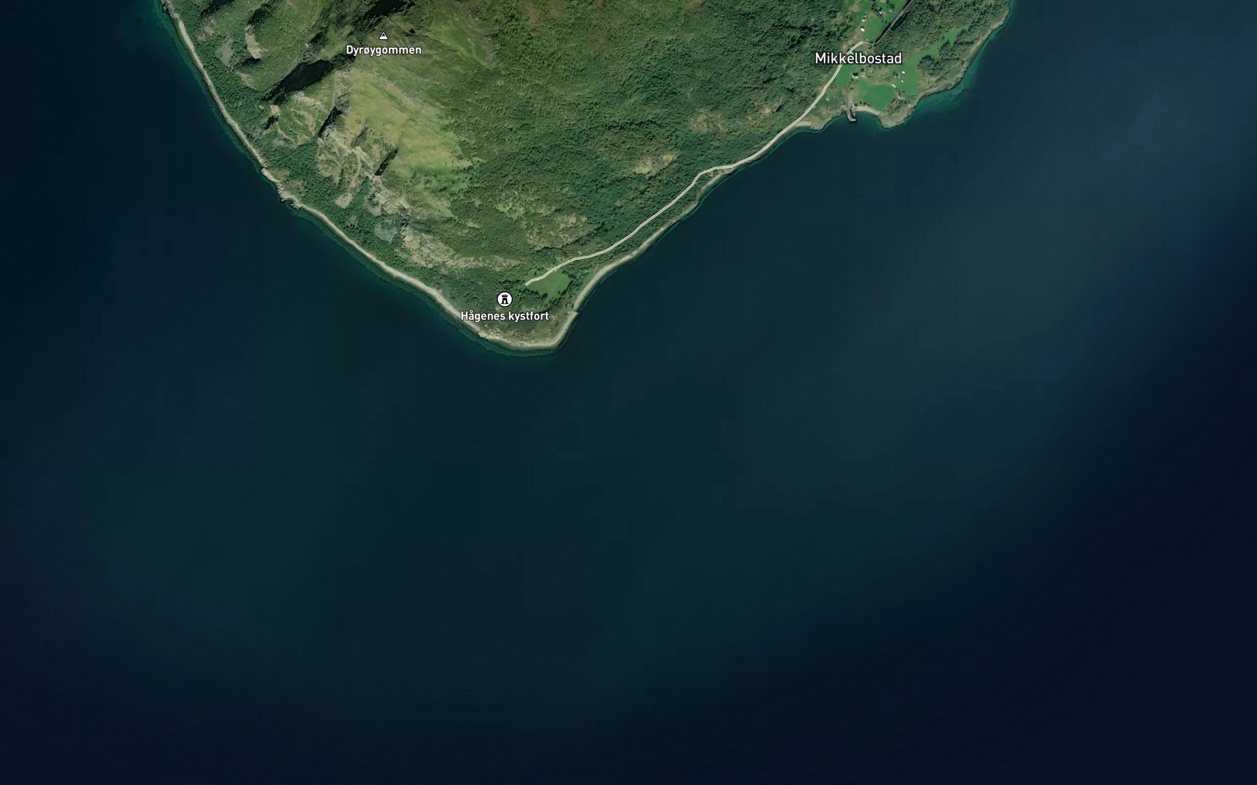 Satellite map of the Hagenesgrunnen