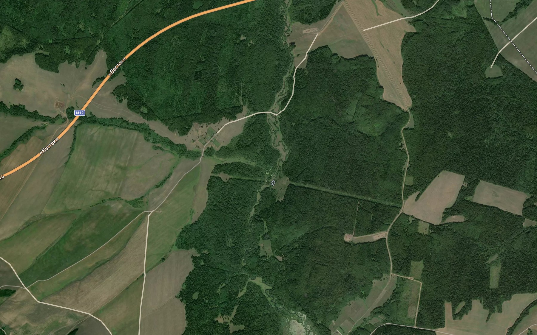 Satellite map of the Sagal'