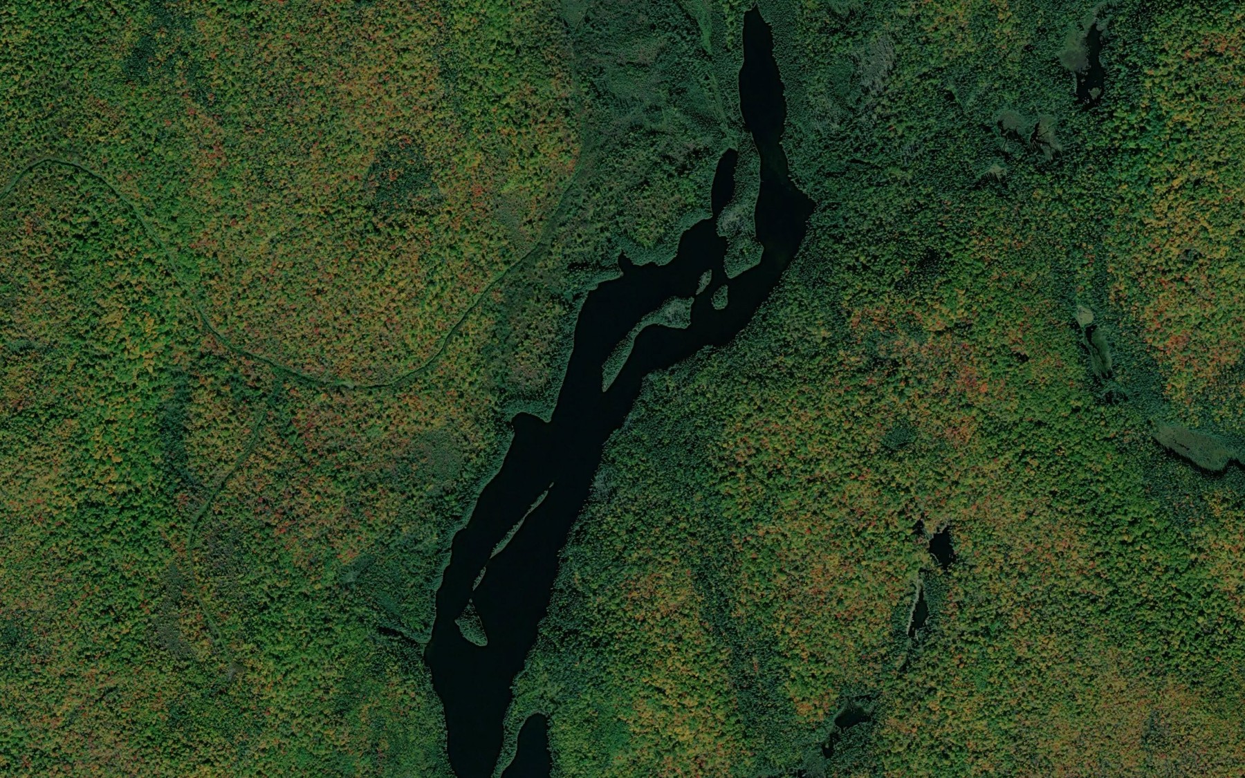 Satellite map of the Lac Noel